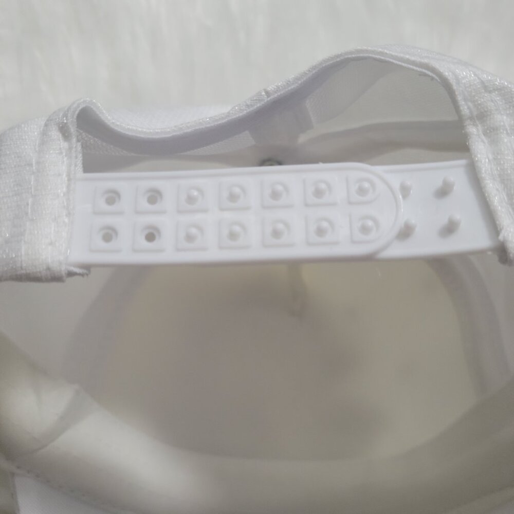 Bling & Roses White Baseball Cap - Picture 9 of 9